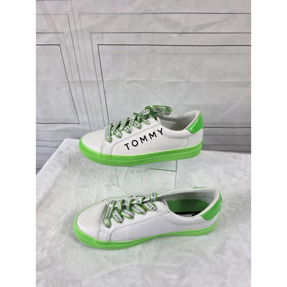 Tommy Hilfiger Foxton Neon Green & White Sneakers 8M